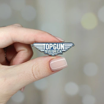 Металлический значок, пин "Топ Ган: Мэверик.Top Gun: Maverick" (Знач0674)