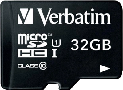 Karta pamięci Verbatim Premium microSDHC 32GB Class 10 + SD-adapter (0023942440833)