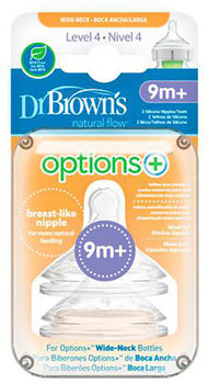Соски для пляшечок Dr. Brown's Options Tetina Nivel 4 2 шт (72239317617)