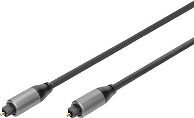 З'єднувальний кабель кабель Digitus Toslink M/M Digital Audio Aluminum Housing Gold plated black 1 m (4016032481362)