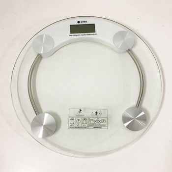 Весы напольные электронные MATARIX MX-451A 180 кг круглые, весы для взвешивания людей