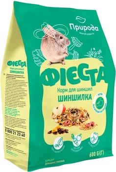 Корм Природа Фієста Шиншилка, 600 г (4823082413805)