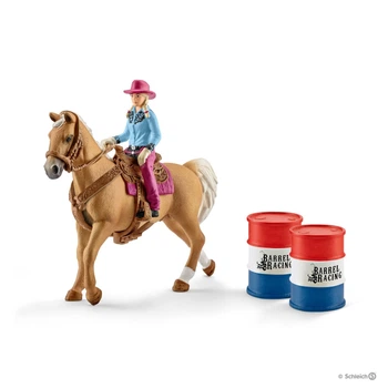 Наїзниця ковбой з конем та аксесуарами Schleich 41417