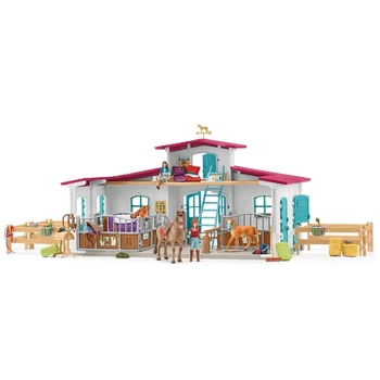 Конюшня центр верхової їзди з кіньми та наїзниками Schleich 42567