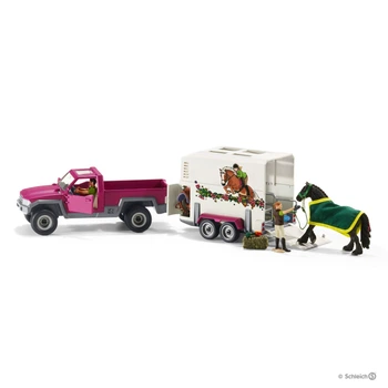 Набір Пікап з трейлером для коней Schleich 42346