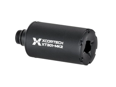 Червоний XT301 MK2 глушник з кульовим підсвічуванням XCORTECH