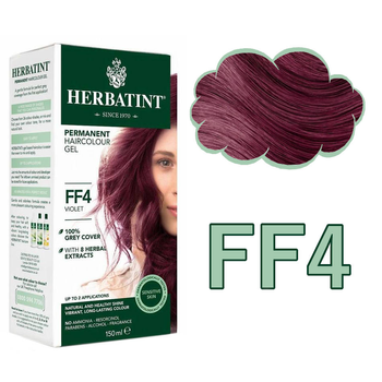 Żel-farba do włosów z utleniaczem Herbatint FF4 Purple 150 ml (8016744800525)