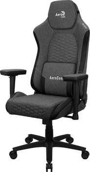 Крісло для геймерів Aerocool CROWN AeroWeave Ash Black (CROWN_AW_Ash_Black)