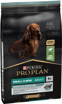 Сухий корм PRO PLAN Small&Mini Adult 1+ Sensitive Digestion для дорослих собак дрібних порід з чутливим травленням, з ягням 7 кг (7613036611329)