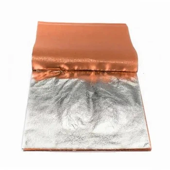 Поталь листовая Imitation Metall Leaf, серебро, 14*14 см, 25 шт, Divolo