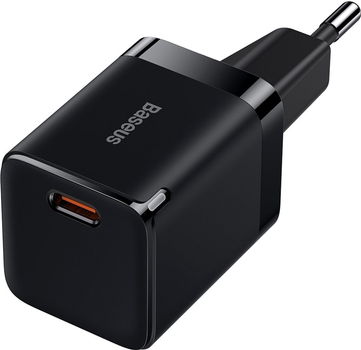 Мережевий зарядний пристрій Baseus GAN3 Fast Charger Type-C 30W EU Black (CCGN010101)