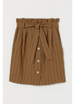 Юбка H&M 32 Хаки 0715474_чер.пол_14