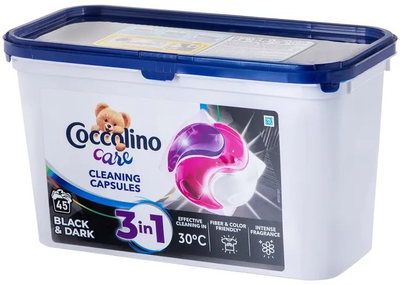Капсули для прання Coccolino Care Black & Dark 3 in 1 45 шт. (8720181371325)