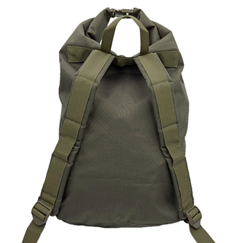 Баул-рюкзак влагозащитный тактический, вещевой мешок на 45 литров поликордура Олива