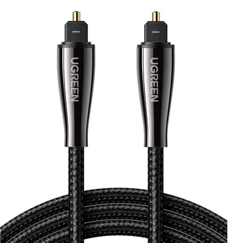 Кабель аудио Ugreen Toslink оптический 4.2 mm 1.5М Black (AV108)