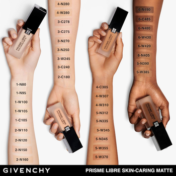 Fundacja do twarzy Givenchy Prisme Libre Matte Foundation 1-N95 30 ml (3274872430938)