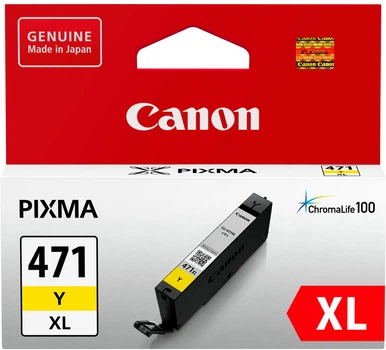 Картридж Canon CLI-471 XL PIXMA MG5740/MG6840 Yellow (0349C001)