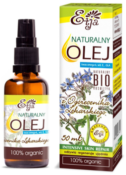 Naturalny olej do ciała Etja Bio z Ogórecznika lekarskiego 50 ml (5908310446714)