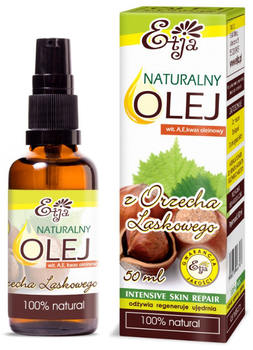 Naturalny olej do ciała Etja Bio z Orzecha Laskowego 50 ml (5908310446707)