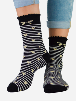 Шкарпетки дитячі NOVITI SB059-W-01 котон 31-34 Чорні (5905204334683)
