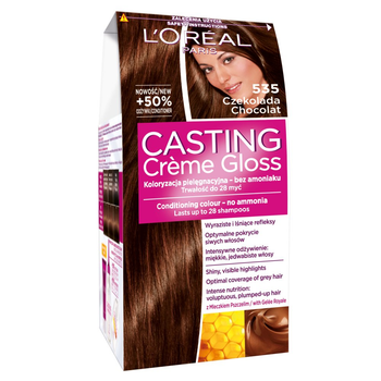 Farba do włosów L'Oreal Paris Casting Creme Gloss 535 czekolada 160 ml (3600521188965)