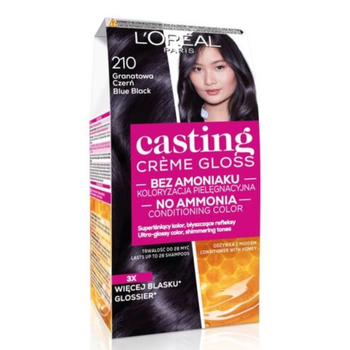 Фарба для волосся L'Oreal Paris Casting Creme Gloss 210 синій чорний 120 мл (3600521125557)