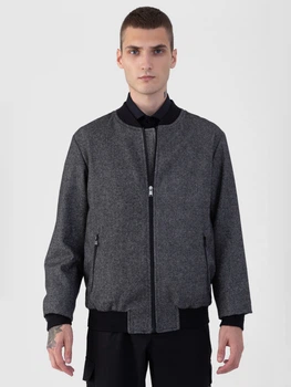 Куртка чоловіча сіра Arber Varsity Jacket Z 46 зріст 5 сірий (M08.22.11.231)
