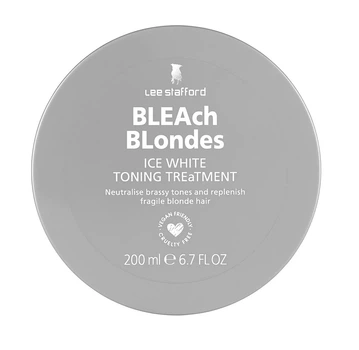 Маска для волосся Lee Stafford з синім пігментом Bleach Blondes Ice White Toning Treatment Mask 200 мл 5060282705593