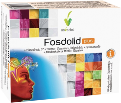 Дієтична добавка Novadiet Fosdolid Plus 60 капсул (8425652520065)