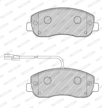 Колодки тормозные дисковые, к-кт. Ferodo FVR4347