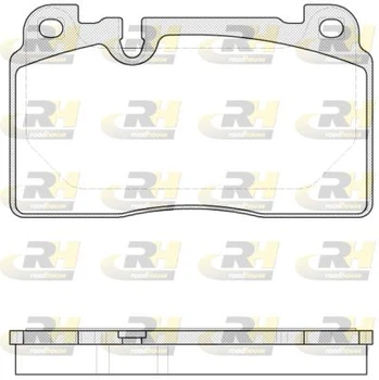 Гальмівні колодки дискові Roadhouse передні RH 21527.00 Audi/Porsche (RH 21527.00)