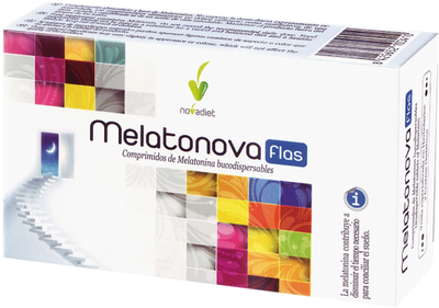 Дієтична добавка Novadiet Melatonova Flas 1.95 мг 30 таблеток (8425652100410)