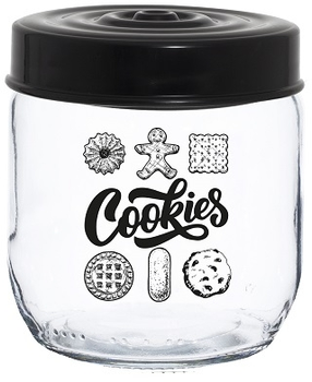 Банка Herevin Jar-Black Cookies 425 мл (171341-001)
