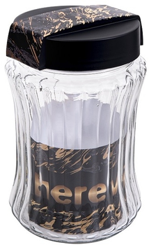 Банка Herevin Yellow Black Marble 1.25 л (190904-002)