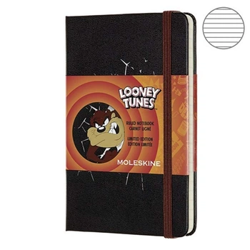 Блокнот Moleskine Looney Tunes Диявол Тасманії маленький чорний 8058647621098