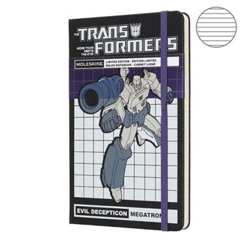 Блокнот Moleskine Transformers середній чорний 8058341715215