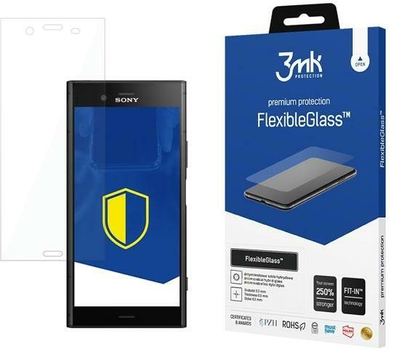 Szkło Hybrydowe 3MK FlexibleGlass Sony Xperia XZ1 (5901571142371)