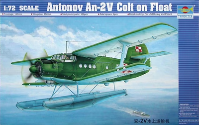 Model plastikowy do sklejania Trumpeter samolot Antonov An-2V Colt on Float (9580208016061)