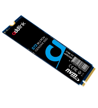 Твердотільний накопичувач M.2 2Tb, AddLink S72, PCI-E 3.0 x4, 3D QLC, 3400/3000 MB/s (AD2TBS72M2P)