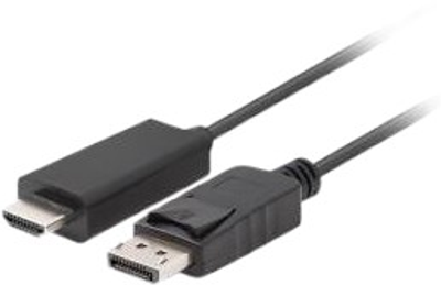 Кабель Lanberg DisplayPort до HDMI 1 m Black (CA-DPHD-11CC-0010-BK)