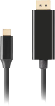 Кабель Lanberg USB-C до DisplayPort 4 K / 60 Hz 1.8 m Black (CA-CMDP-10CU-0018-BK)