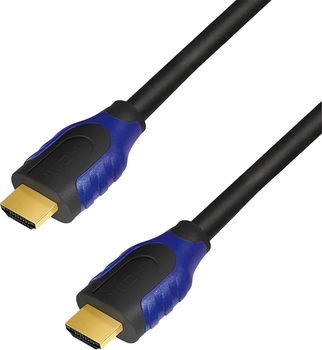 Кабель Logilink HDMI High Speed з Ethernet 4 K 2 K / 60 Hz 2 m Blue (CH0062)