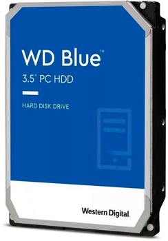Жорсткий диск Western Digital Blue 4TB 5400rpm 256MB WD40EZAX 3.5" SATAIII (0718037898605)