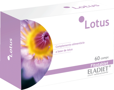 Дієтична добавка Eladiet Lotus Fitotablet 60 таблеток (8420101011019)