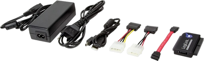 Адаптер Logilink USB 2.0 нa IDE і SATA 2.5" / 3.5" Black (AU0006C)