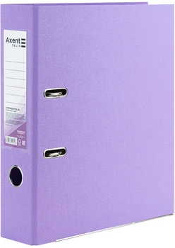 Папка-реєстратор Axent Pastelini А4+ двостороння 7.5 cм Бузкова (D1712-36C)