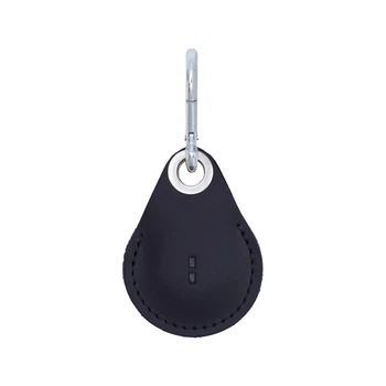 Кожаный чехол-брелок для AirTag INCARNE Key Tag Черный