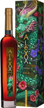 Коньяк AleXX Gold 0.375 л 40% у подарунковій упаковці (4823093700598_UA)