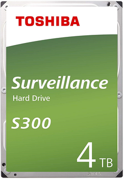 Жорсткий диск Toshiba Surveillance Hard Drive S300 4TB 5400rpm 128MB HDWT140UZSVA 3.5" SATA III (4547808810685)