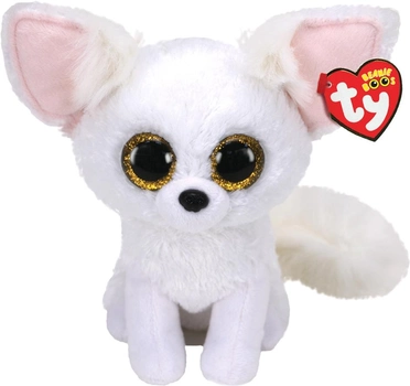 М'яка іграшка TY Beanie Boo's Біла лисиця Fennec 15 см (008421362257)